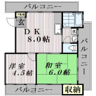 2DKの間取り