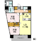 2LDKの間取り