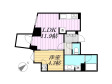 リビオレゾン東銀座の間取り図画像