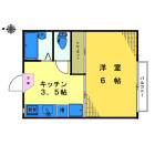 1Kの間取り