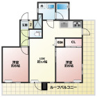 2LDKの間取り