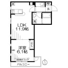 1LDKの間取り