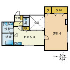 1DKの間取り