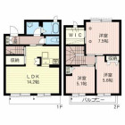 3LDKの間取り