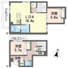 2LDKの間取り