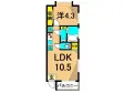 スプレンドーレ武蔵小山の間取り図画像