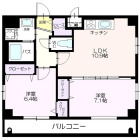 2LDKの間取り