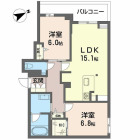 2LDKの間取り