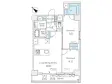 ルミシティ月島の間取り図画像