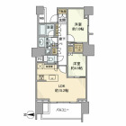 2LDKの間取り