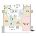 ワールドシティタワーズの間取り画像