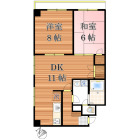 2LDKの間取り