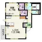 1LDKの間取り
