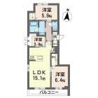 3LDKの間取り
