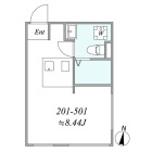 1DKの間取り