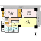 2LDKの間取り