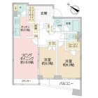 2LDKの間取り