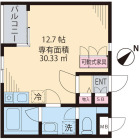1Rの間取り
