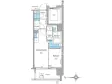 ルフォンプログレ蔵前ナチュールの間取り図画像