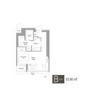 1Kの間取り