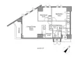 レジディアタワー中目黒の間取り図画像