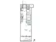 ONE ROOF RESIDENCE KIBA WESTの間取り図画像