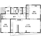 2LDKの間取り