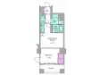 新品家具付きマンション月島2の間取り図画像