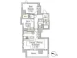プライムガーデン西麻布の間取り図画像