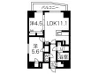 プレール・ドゥーク文京本郷の間取り図画像