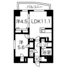 2LDKの間取り
