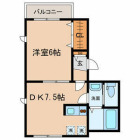 1DKの間取り