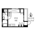1Rの間取り