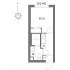 1Kの間取り
