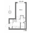 1Kの間取り