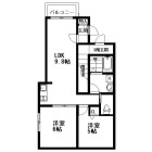 2LDKの間取り