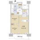 2LDKの間取り