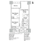 2LDKの間取り