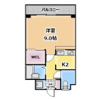 1Kの間取り