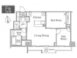 レジディア西小山の間取り図画像