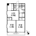 2LDKの間取り