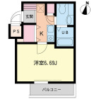 1Kの間取り