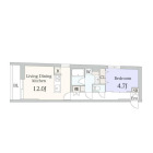 1LDKの間取り