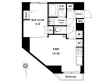 GENOVIA新御徒町スカイガーデンの間取り図画像