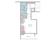 レジディア月島IIの間取り図画像