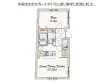 quador三田の間取り図画像