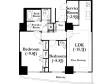 河田町ガーデン1号棟の間取り図画像