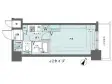 新品家具付きマンション芝浦4の間取り図画像