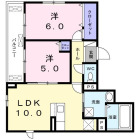 2LDKの間取り