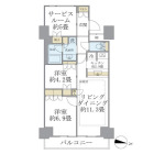 2SLDKの間取り